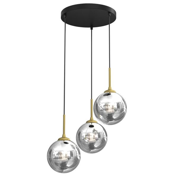 Milagro Reflex Lampadario A Sospensione MLP8416 Nero / Oro-image