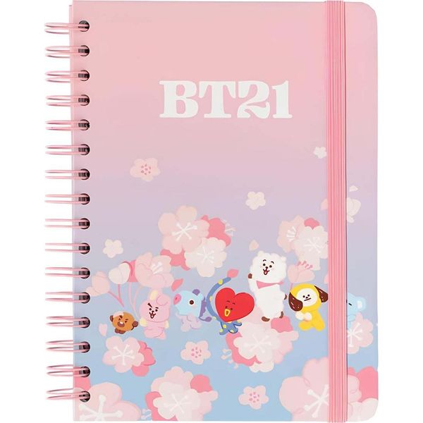 Erik BT21 Sakura A5 Notatnik - Oryginalny Produkt Z Motywem Sakura-image