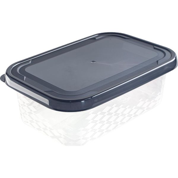 Branq Set Di Vasetti Per Alimenti Ori Nero 5Pz - Rettangolare-image