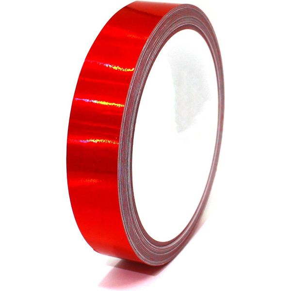 10 M Di Striscia Decorativa 10 Mm Ologramma Rosso Striscia Decorativa Auto Moto Barca Modellismo Striscia Adesiva-image