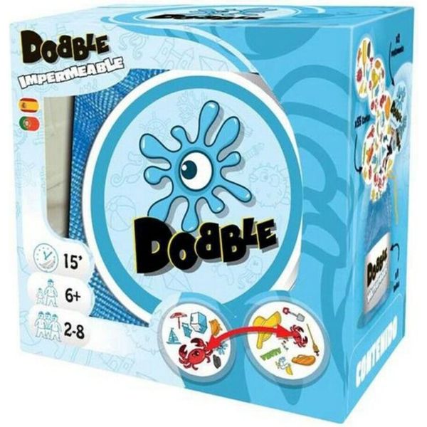 Asmodee - Dobble Waterproof, Gioco Di Carte Impermeabile (ADE0ASDO007) Asmodee-image