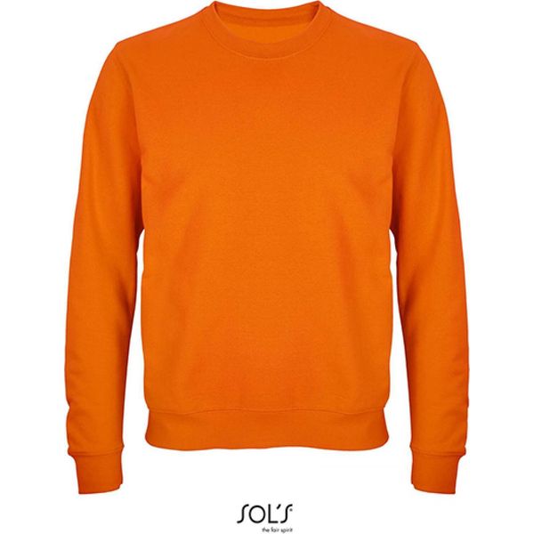 Sols 03814 | Felpa Girocollo Columbia Unisex - Colore: Arancione - Taglia: L-image