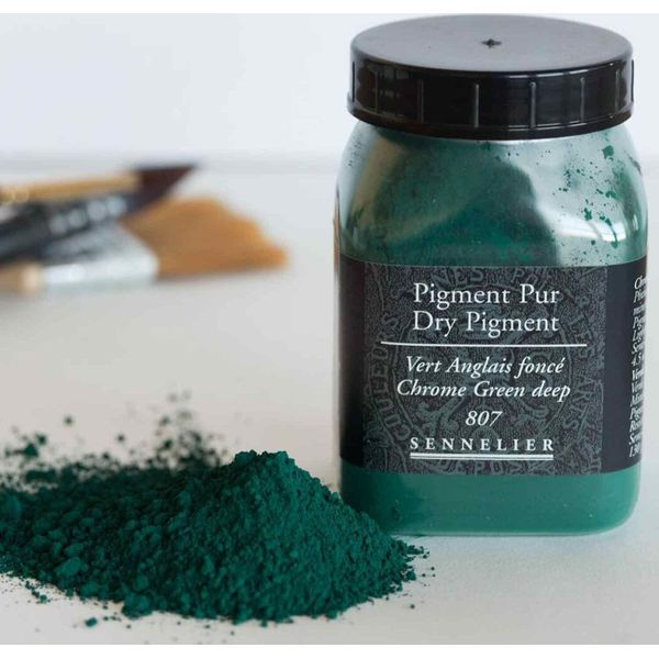 Pigmento Per Pittura - Barattolo Da 130 G - Verde Inglese Scuro-image