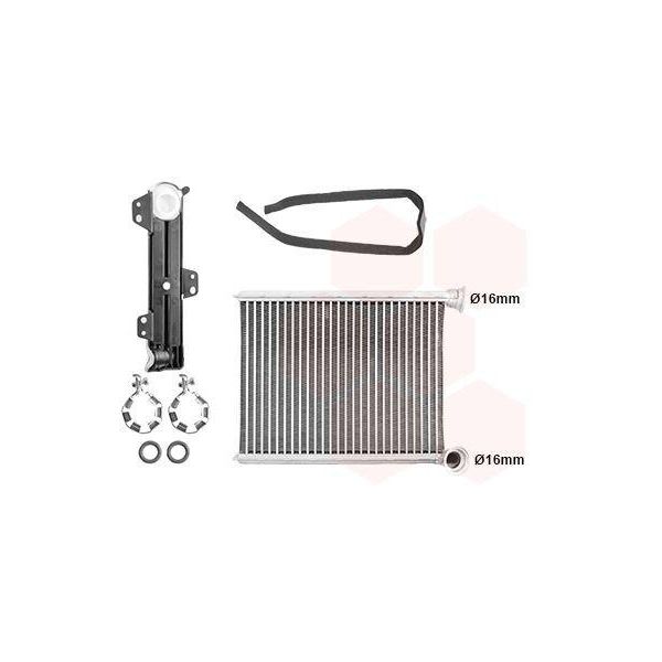 Van Wezel 43016700 Scambiatore Di Calore Radiatore Riscaldamento Interno Per Renault Kadjar (Ha, Hl) Megane Iv Grandtour (K9A/M/N) Megane Iv Hatchback (B9A/M/N)-image