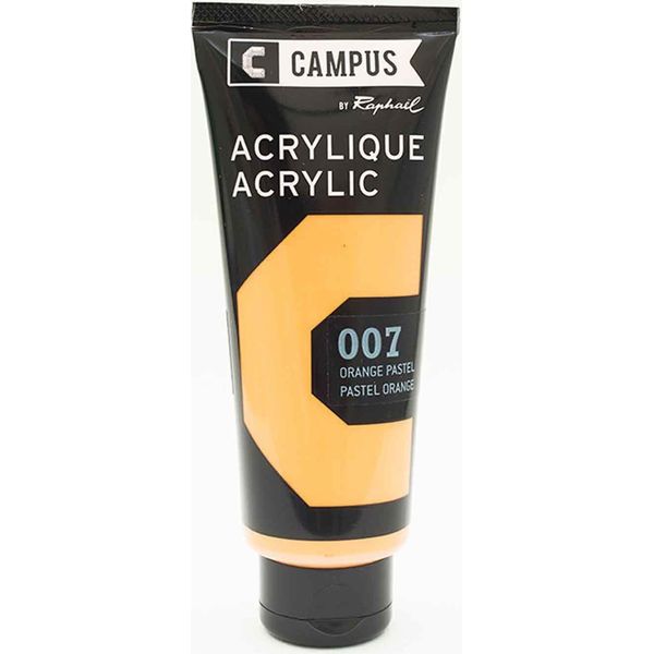 Colore Acrilico 100 Ml - Arancione Pastello N. 007-image