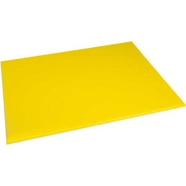 Tagliere Hygiplas Grande In Polietilene Di Colore Giallo Per Pollame-image