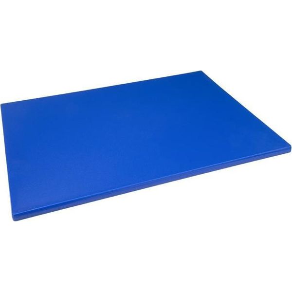 Tagliere Hygiplas Grande 450X600X20Mm Extra Spesso In Blu Per Pesce Crudo-image