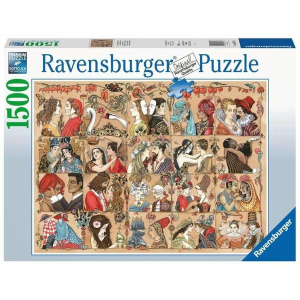 Puzzle Ravensburger L'amore Attraverso I Secoli 1500 Pezzi-image