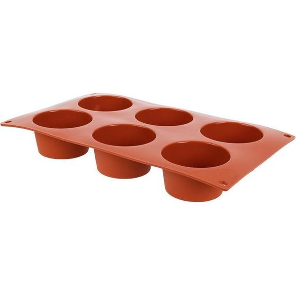 Pavoni Formaflex, Teglia Per Muffin In Silicone 6 Muffin-image