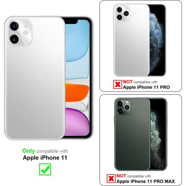 Custodia Cadorabo Per Apple Iphone 11 Custodia Protettiva In Tpu Blu Custodia In Silicone Custodia Per Telefono Cellulare-image