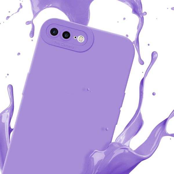 Custodia Cadorabo Per Apple Iphone 7 Plus / 7S Plus / 8 Plus Custodia Protettiva In Silicone Tpu Viola Custodia Per Telefono Cellulare-image