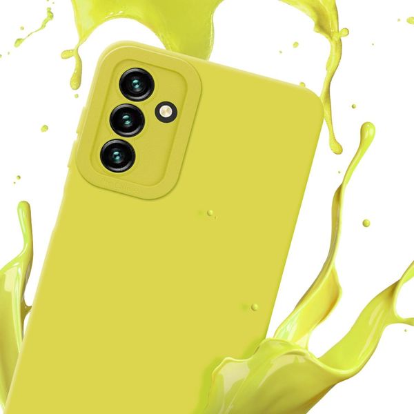 Cadorabo Cover Per Samsung Galaxy A13 5G Cover Protettiva In Tpu Giallo Custodia In Silicone Custodia Del Telefono Cellulare-image
