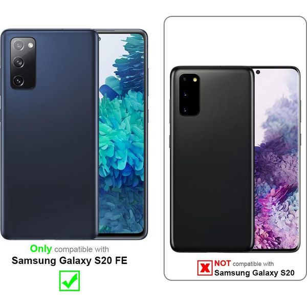 Cadorabo Cover Per Samsung Galaxy S20 Fe Cover Protettiva In Silicone Tpu Arancione Custodia Per Telefono Cellulare-image