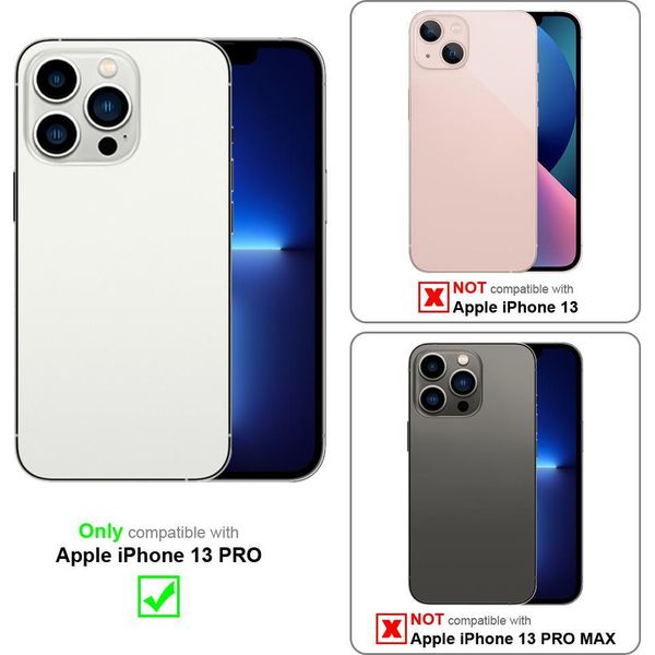Cadorabo Custodia Protettiva Per Apple Iphone 13 Pro Case In Nero Custodia In Silicone Tpu Custodia Cover Funzione Stand-image