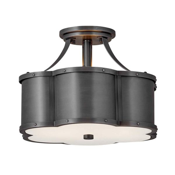 Lampada Da Soffitto Chance Nera 2Xe27 60W Quintiesse-image