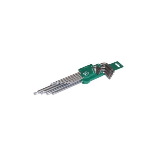 Jonnesway Set Di 10 Pezzi Di Chiavi Torx Tipo "L"" Con Foro Extra Lungo H08S110S"-image