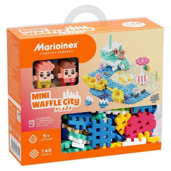 Marioinex Mini Beach Waffle Blocchi 148 Pezzi 03155-image