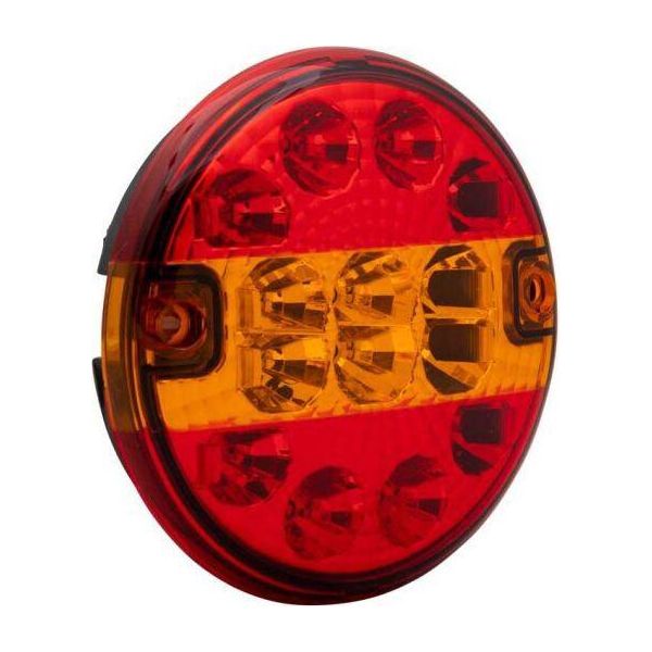 Luce Posteriore D'angolo Per Rimorchio 140 Mm. Led Piatto-image
