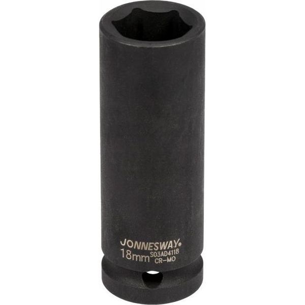 Jonnesway Bussola Esagonale Lunga 1/2" 18 Mm Cr-Mo Ad Impatto"-image