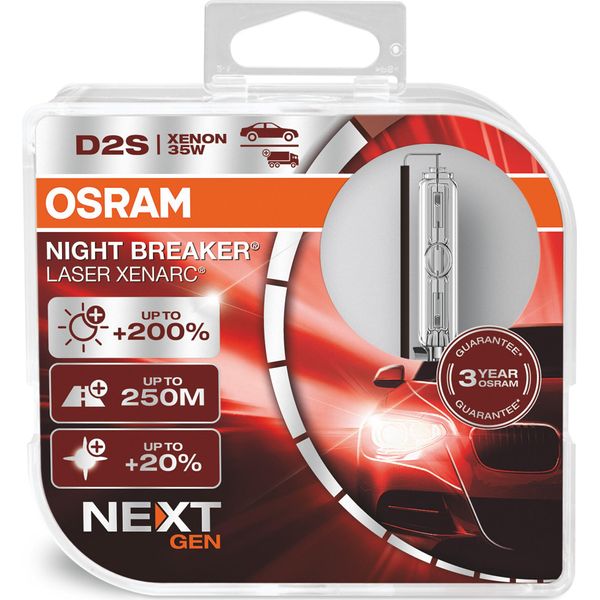 Osram Laser Notturno Xenarc Nextgen. D2S P32D-2 12 V/24 V/35 W (Confezione Da 2)-image