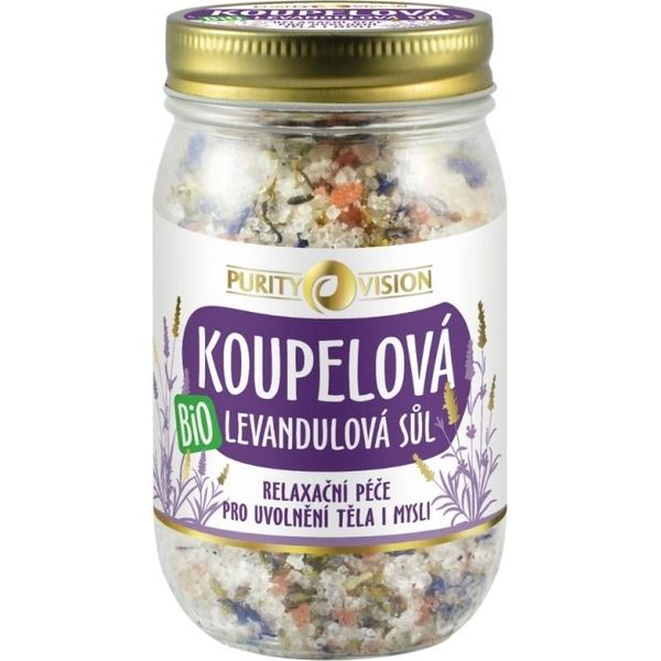 Purity Vision Sali Da Bagno Biologici Alla Lavanda 400 G-image