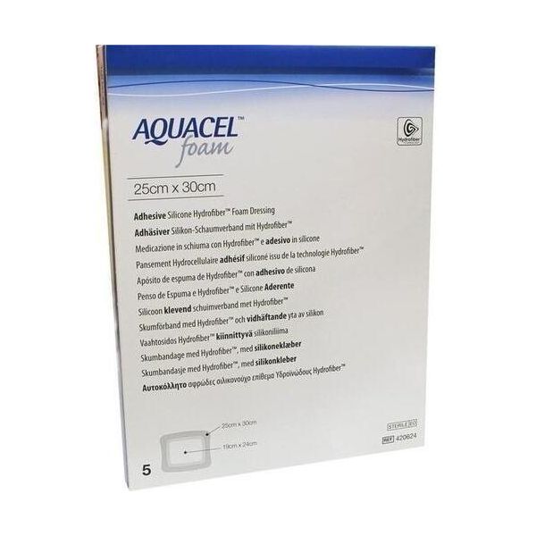 Aquacel Schiuma Adesiva 25X30 Cm Medicazione 5 Pz-image