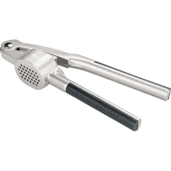 Lamart LT2072 Pressa Per Aglio, Lavabile In Lavastoviglie, Zinco, Nichelato, Lunghezza 16 Cm-image