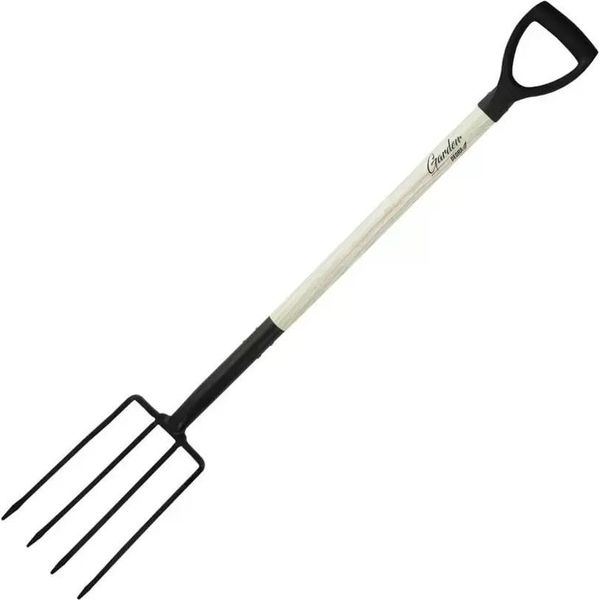Forca Da Giardino Dedra 80C017 Manico In Legno, Manico In Plastica D, 120Cm-image