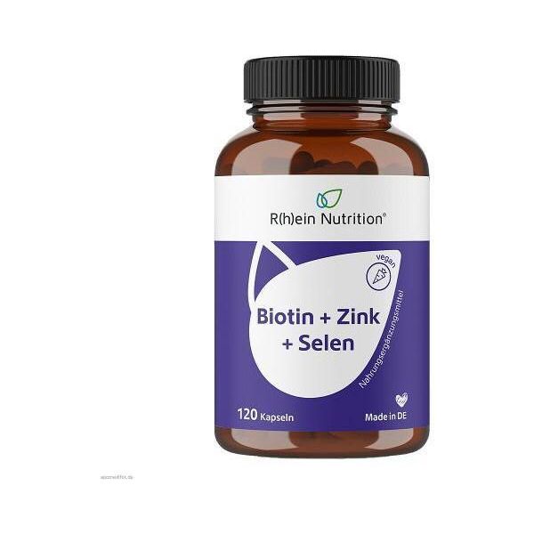 Biotina+Zinco+Selenio Per Pelle Capelli E Unghie 120 Capsule-image