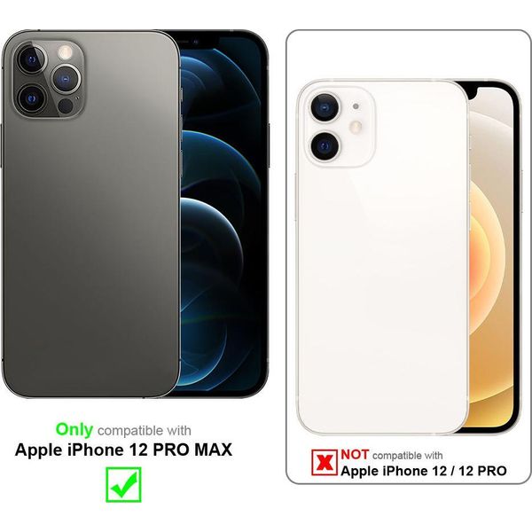 Cadorabo Custodia Per Apple Iphone 12 Pro Max Custodia Protettiva In Rosa Custodia Del Telefono Cellulare Custodia Cover Case Tpu Camera Protection-image