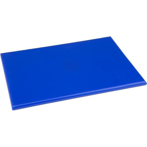 Tagliere Hygiplas Piccolo In Polietilene Di Colore Blu Per Pesce Crudo-image