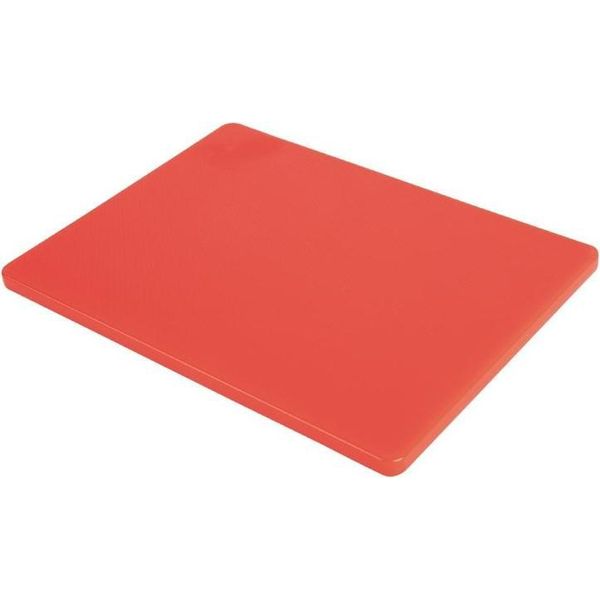 Tagliere Hygiplas Ldpe Rosso 30,5X22,9X1,2Cm-image