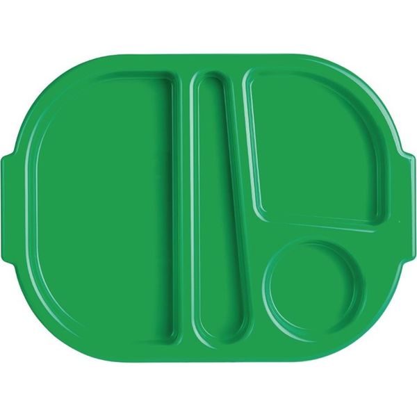 Vassoio Portamenu Piccolo In Policarbonato Olympia Kristallon, Verde, 322 Mm (10 Pezzi)-image