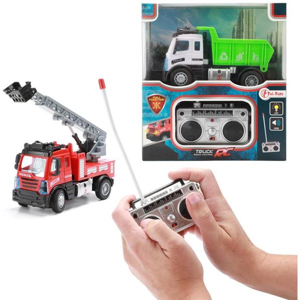 Rc Camion Dei Rifiuti / Vigili Del Fuoco Luce E Suono 2F Srt.-image