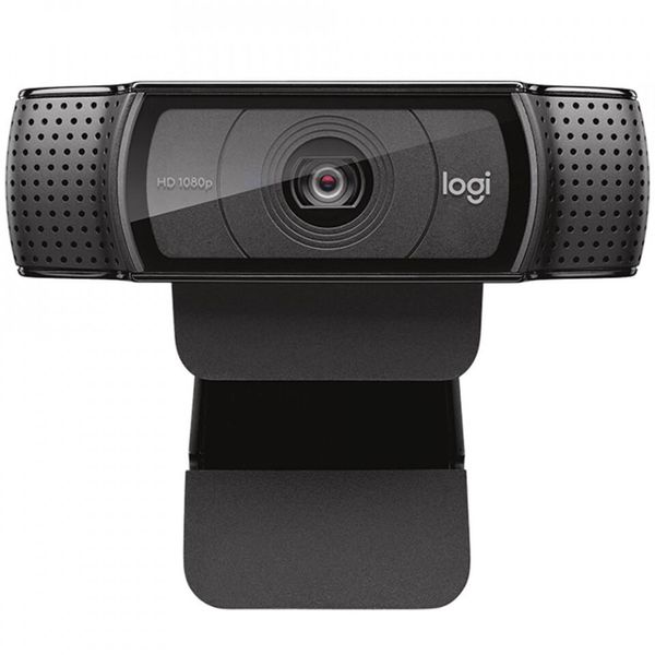 Logitech Webcam Pro Hd C920, Con Microfono, Full Hd 1080P, Per Desktop/Laptop-image