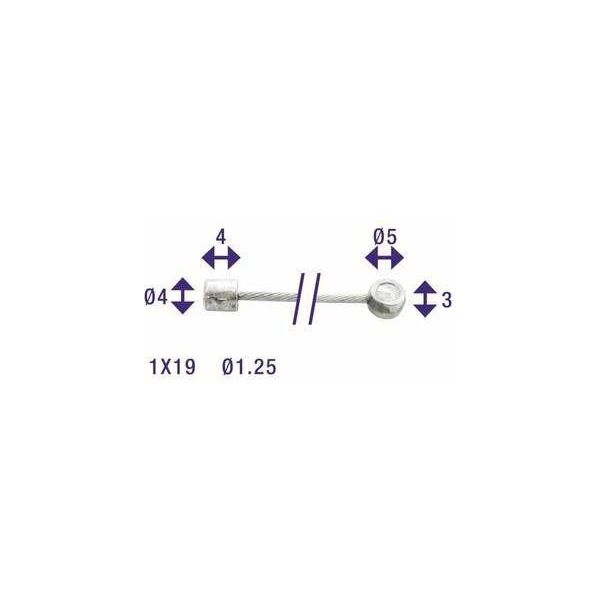 Interruttore Elvedes Interno Cavo 2250 Mm Acciaio Inox Ø1,25 Mm N T-Nipple-image