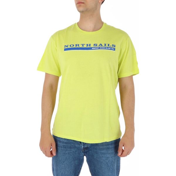 North Sails T-Shirt Uomo Cotone Giallo GR77998 - Taglia: Xxl-image