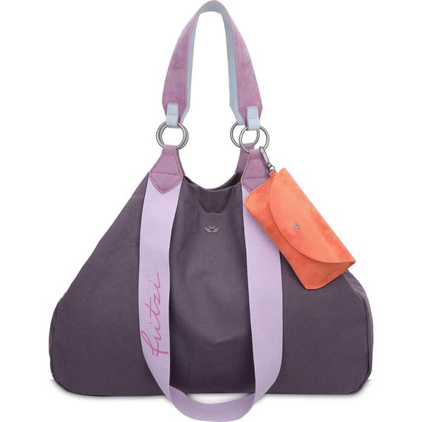Fritzi Aus PreußEn Borsa A Tracolla Canvas Izzy Bag Plumy Porpora-image