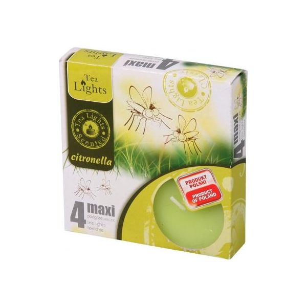 Nohel Garden Tea Light Citronella Maxi Profumata 4 Pz-image