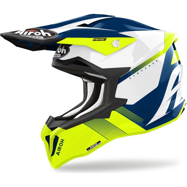 Casco Strycker Blazer, Airoh (Giallo, Taglia 2XL) 2025-image