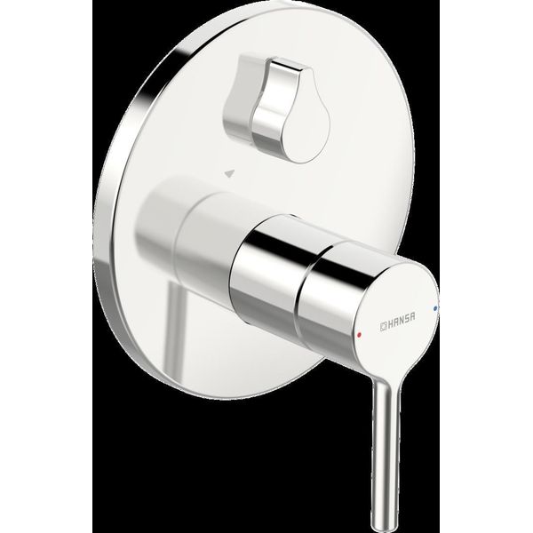 Hansa Hansavantis Set De Montage Final Pour Bain/Douche, Pour Deux Consommateurs, Levier à Goupille, Chromé, Avec Dispositif De SéCurité, 82603067, 82603067-image