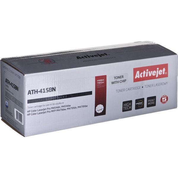 Activejet ATH-415BN Toner (Replacement For Hp 415A W2030A; Supreme; 2 400 Pages; Black) With Chip-image
