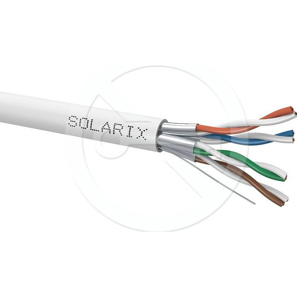 Solarix InstalačNí Kabel Solarix CAT6A Stp Lsoh Dca-S1,D2,A1 500M/CíVka SXKD-6A-STP-LSOH-image