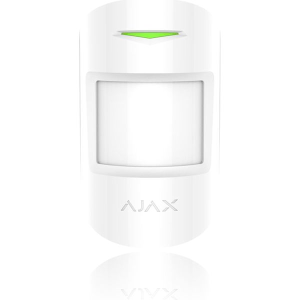 Ajax Motionprotect Plus Sensore A Infrarossi Passivi (Pir)/Sensore A Microonde Senza Fili A Parete Bianco-image