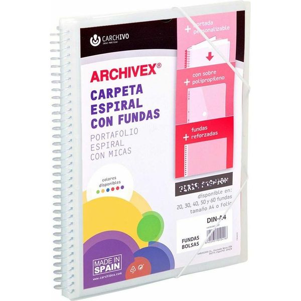 Cartella Organizer Carchivo Archivex-Star Trasparente A4-image