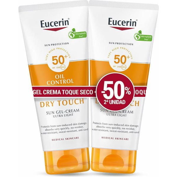 Gel Di Protezione Solare Eucerin Sensitive Protect 50 Ml X 2 Crema Secca Spf 50-image