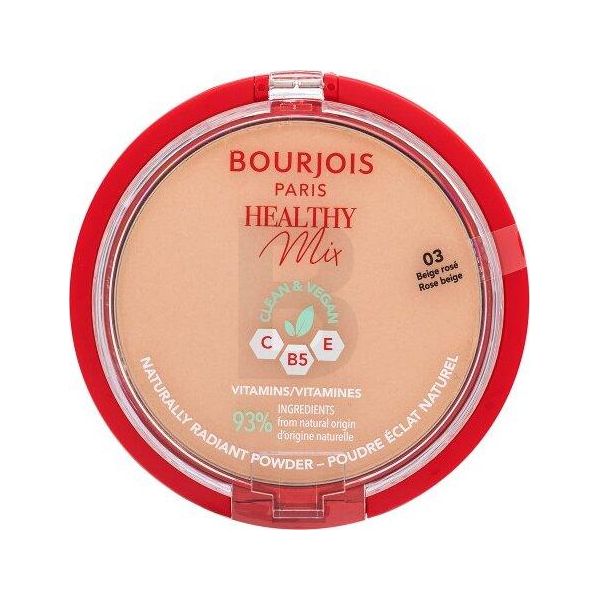 Bourjois Healthy Mix Clean & Vegan Polvere Ad Effetto Opacizzante 03 Rose Beige 10 G-image