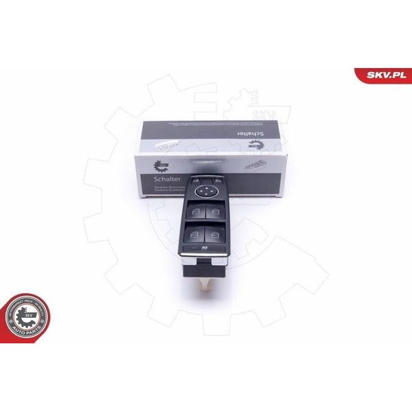 Esen Skv 37SKV169 Interruttore Del Regolatore Del Finestrino Adatto Per MERCEDES-BENZ Classe C Berlina (W204) Interruttore Del Regolatore Del Finestrino Anteriore-image