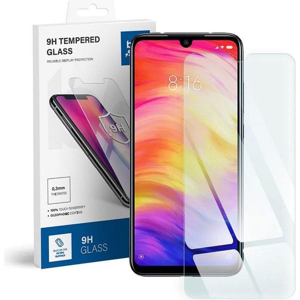 Vetro Temperato/Protettivo Xiaomi Redmi Note 7 - Adesivo Completo Blue Star-image