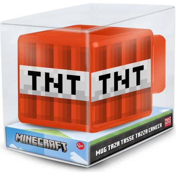 Tazza Minecraft 3D - Tnt Box 440 Ml-image